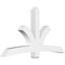Ekena Millwork Davenport Architectural Grade PVC Gable Bracket, 84"W x 45 1/2"H x 6"D x 6"F, 13/12 Pitch GBP084X46X0606DAV00 - alternate 1